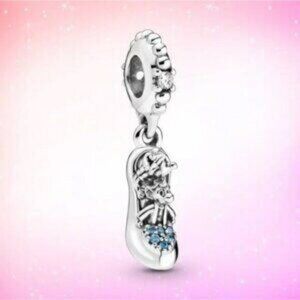 PANDORA Disney Cinderella Slipper Shoe Heel Charm